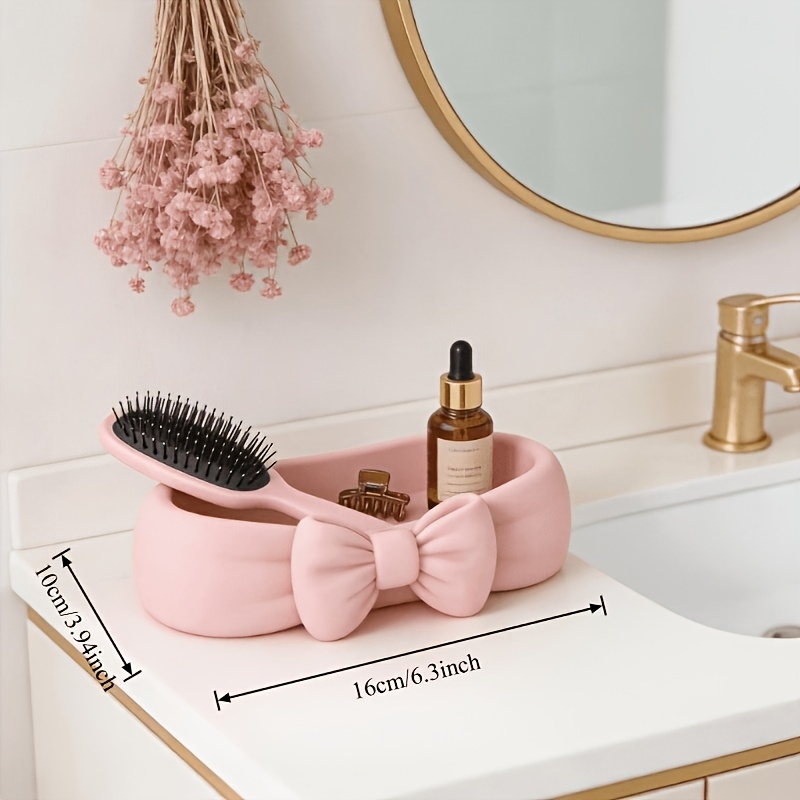 Cute Bow Shaped Makeup Organiz - Meal Prep Organizer avis et prix