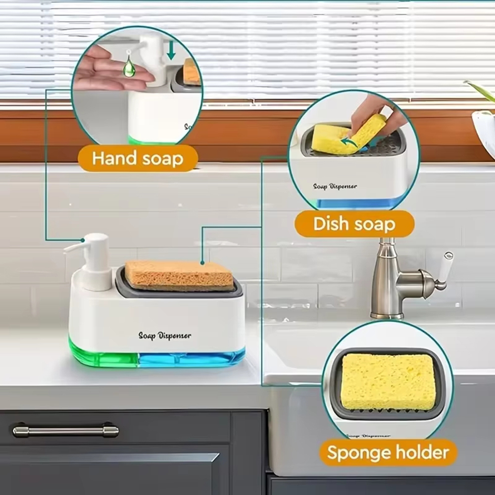 3-in-1 Hand And Dish Soap Disp - Meal Prep Organizer avis et prix