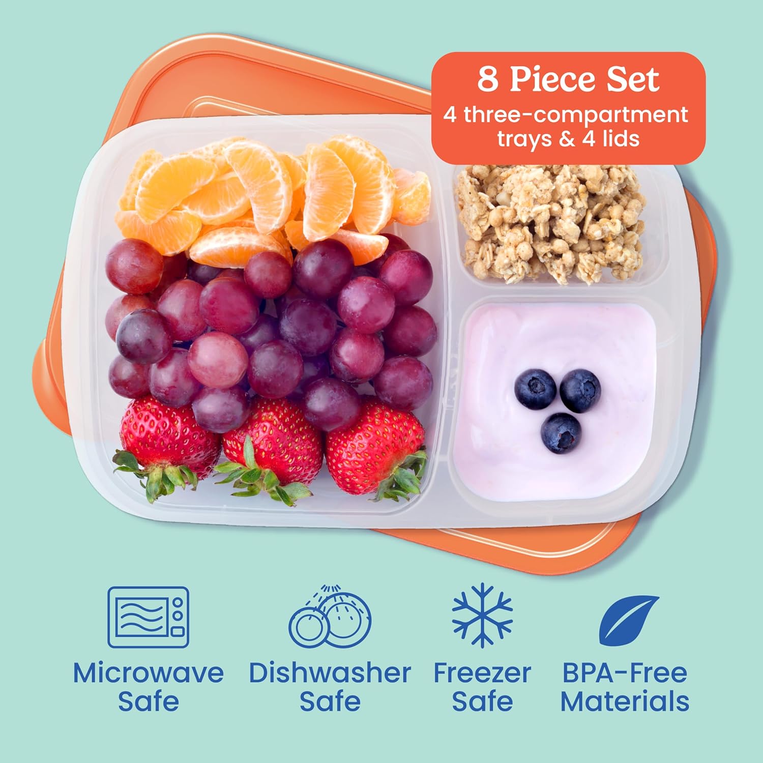 Original Stackable Lunch Boxes - Meal Prep Lunch Boxes avis et prix
