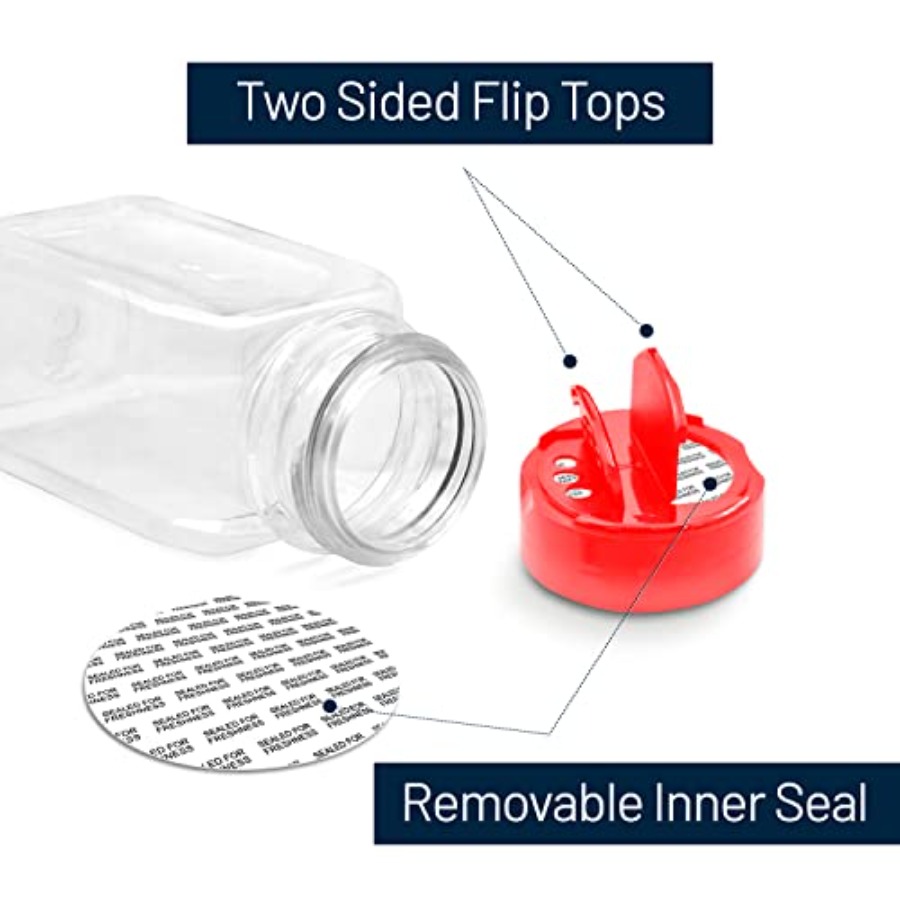 9.5 Oz Plastic Spice Jars with - Herb Keeper Bottle avis et prix
