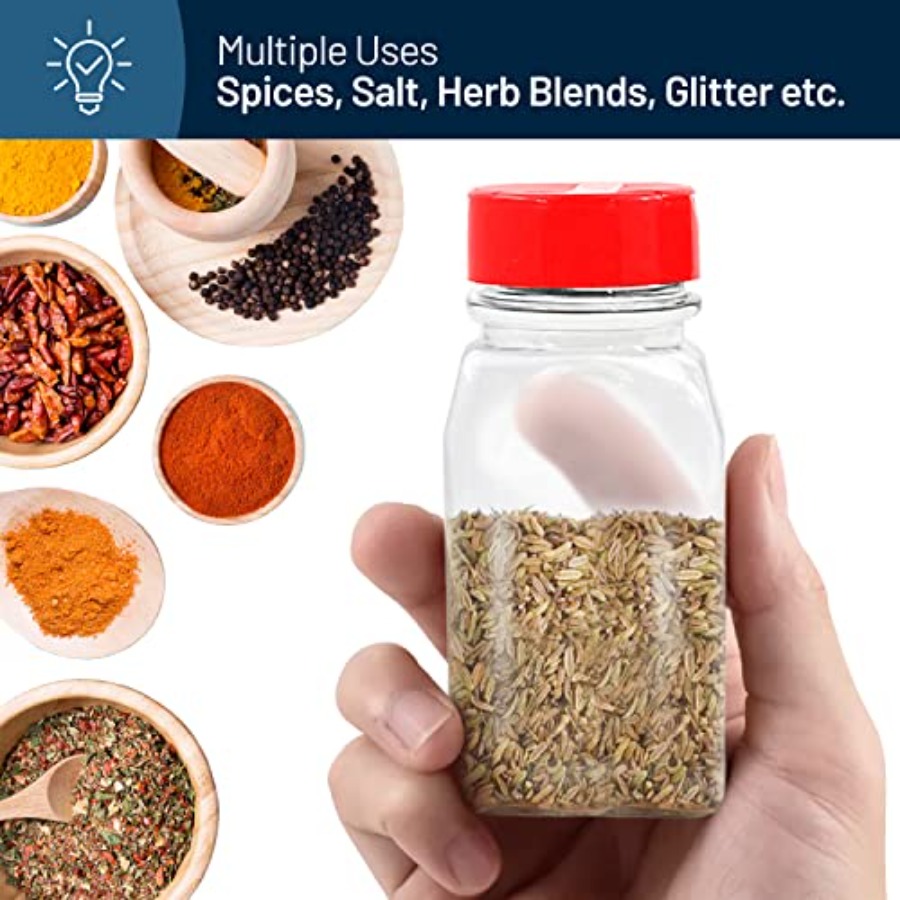 9.5 Oz Plastic Spice Jars with - Herb Keeper Bottle avis et prix