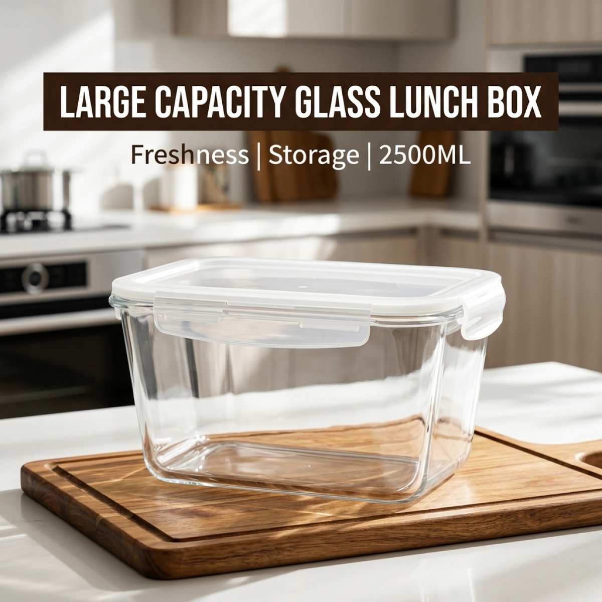Large Capacity Borosilicate Gl - Meal Prep Containers avis et prix