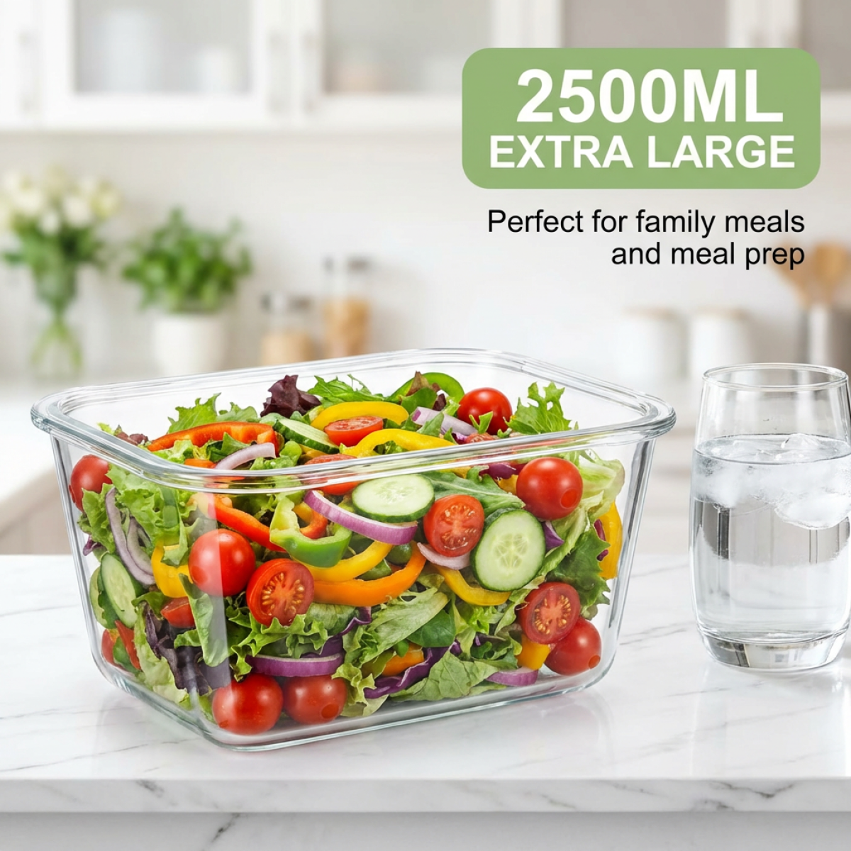 Large Capacity Borosilicate Gl - Meal Prep Containers avis et prix