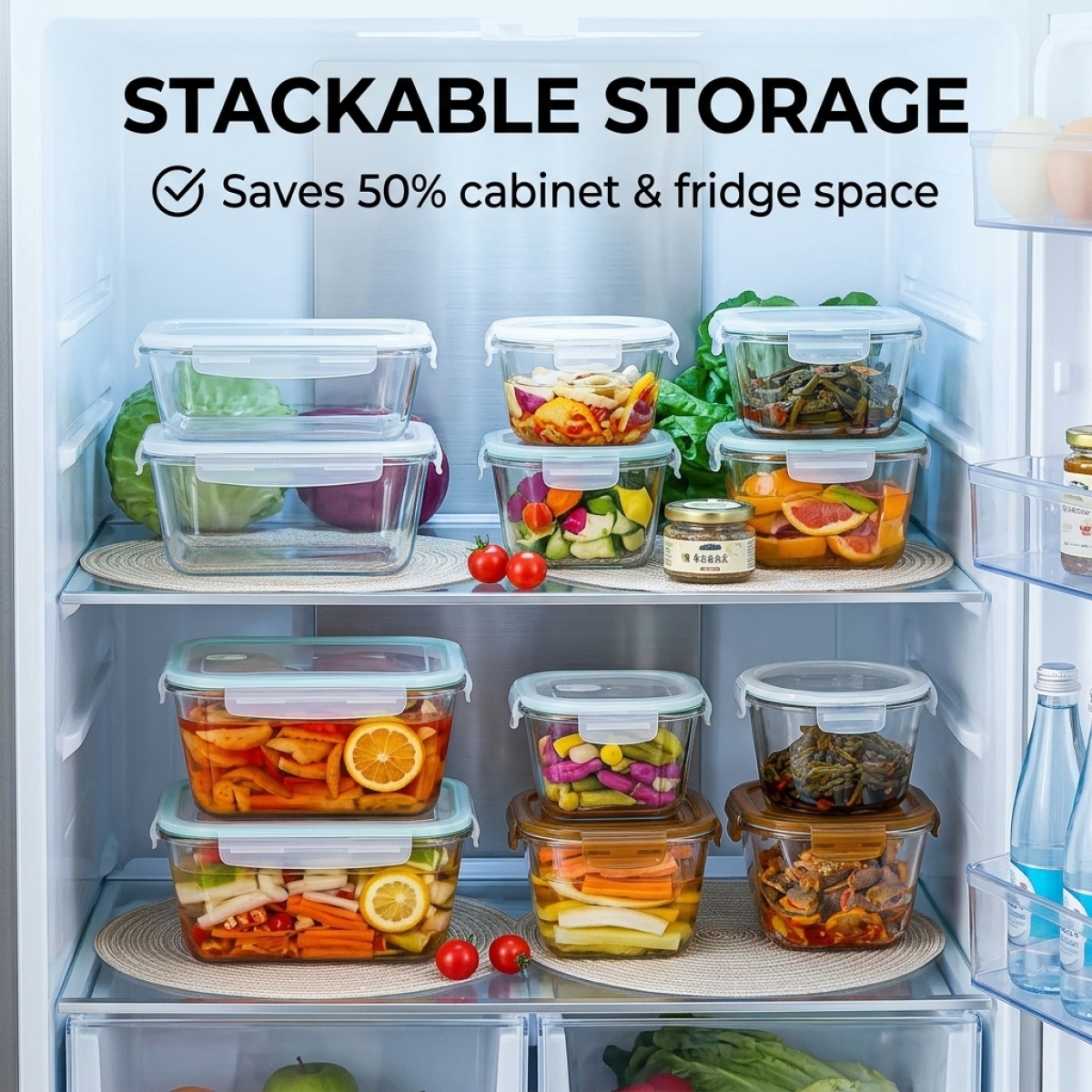 Large Capacity Borosilicate Gl - Meal Prep Containers avis et prix