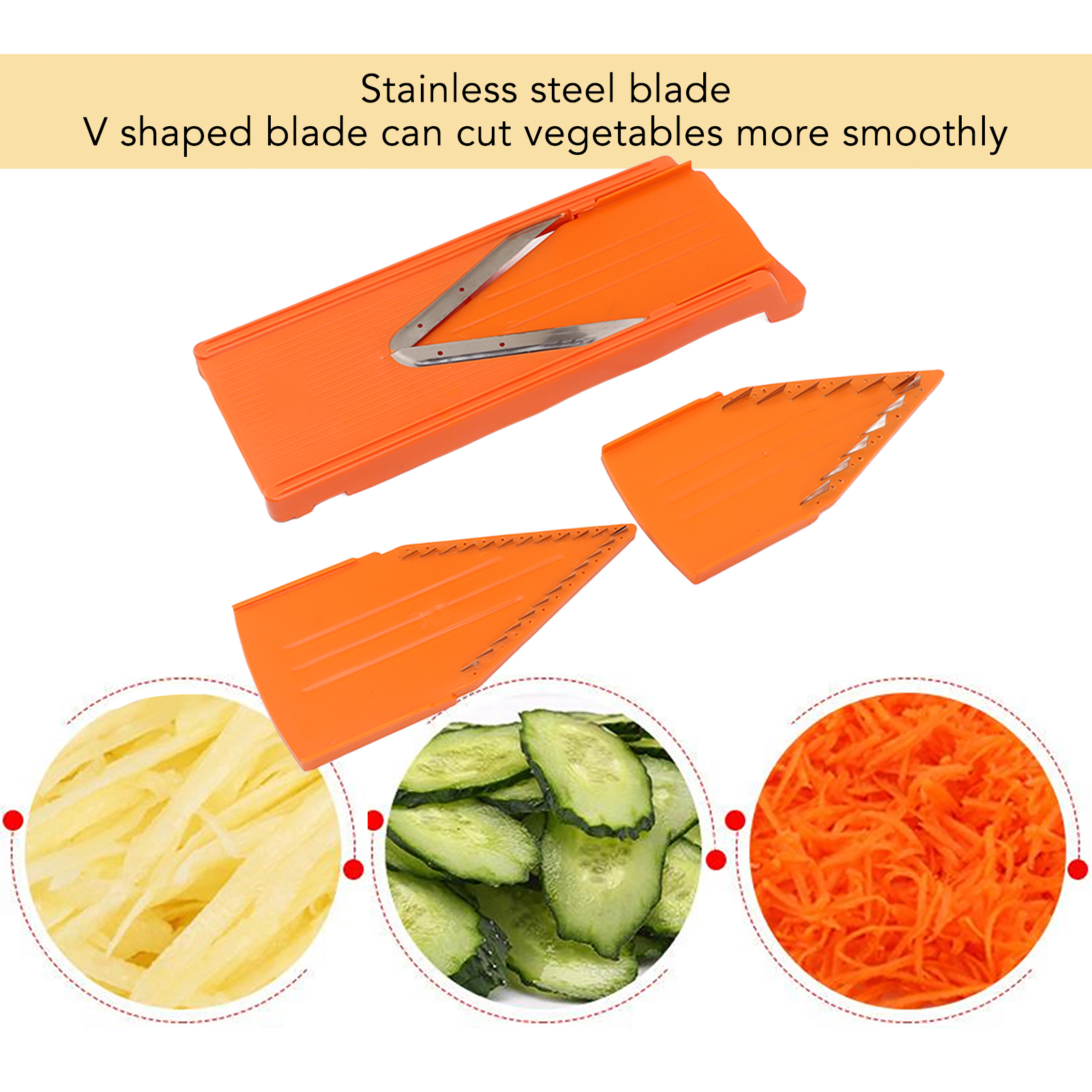 V Blade Mandoline Cutter Veget - Mandoline Slicer Guard avis et prix