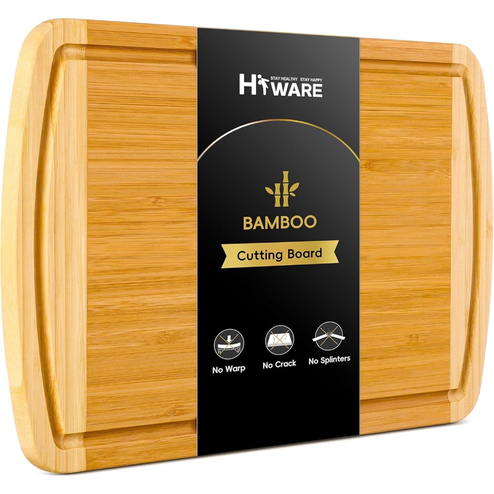 Large Wooden Cutting Board for - Meal Prep Organic avis et prix