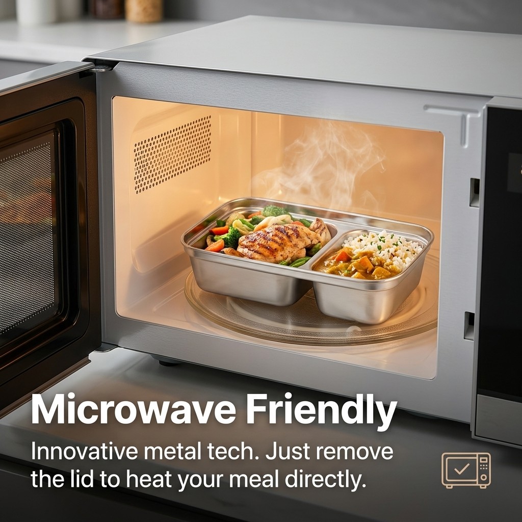 Microwave Safe 304 Stainless S - Meal Prep Lunch Boxes avis et prix