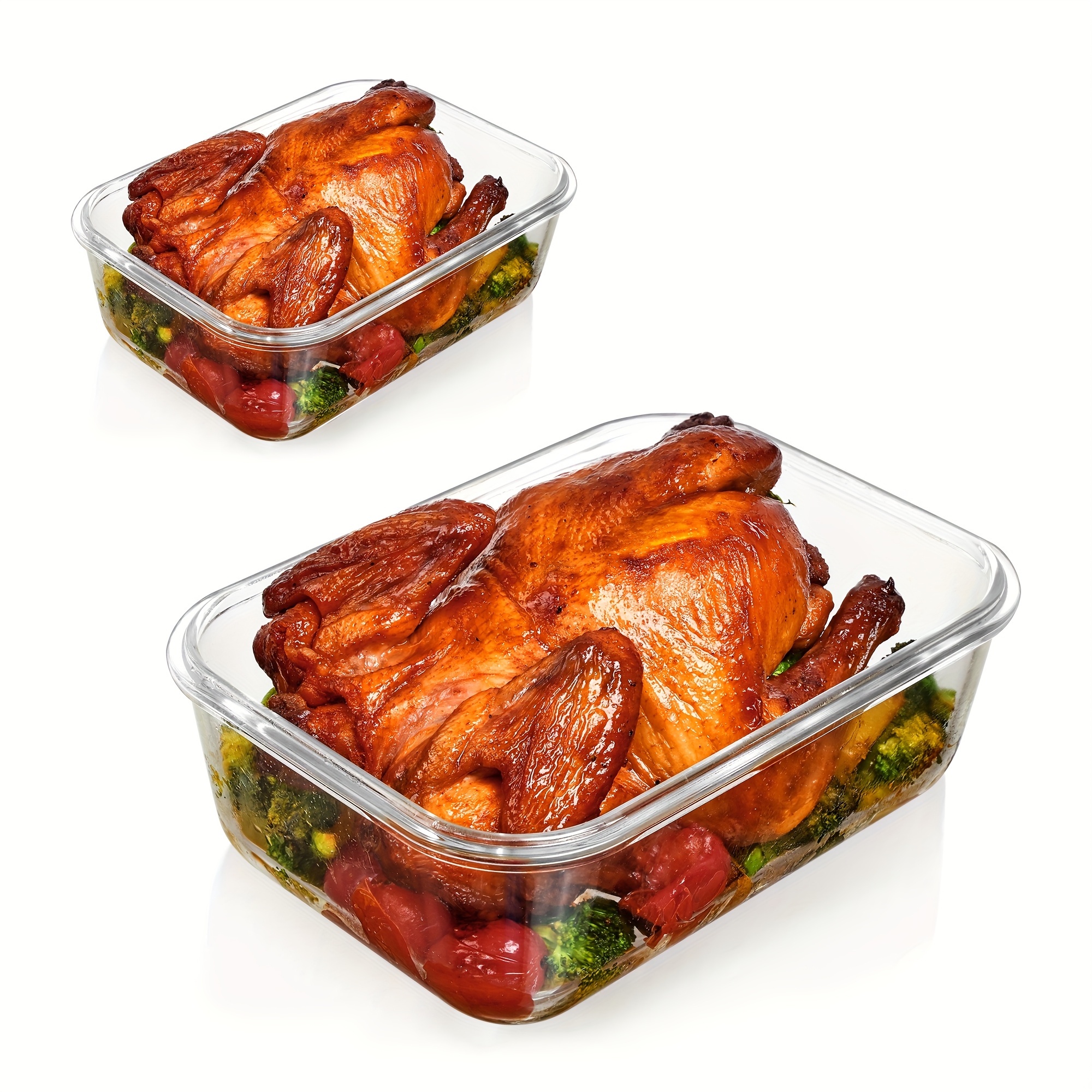 us2Pack 1860ml/ 63oz Large Gla - Meal Prep Freezer avis et prix