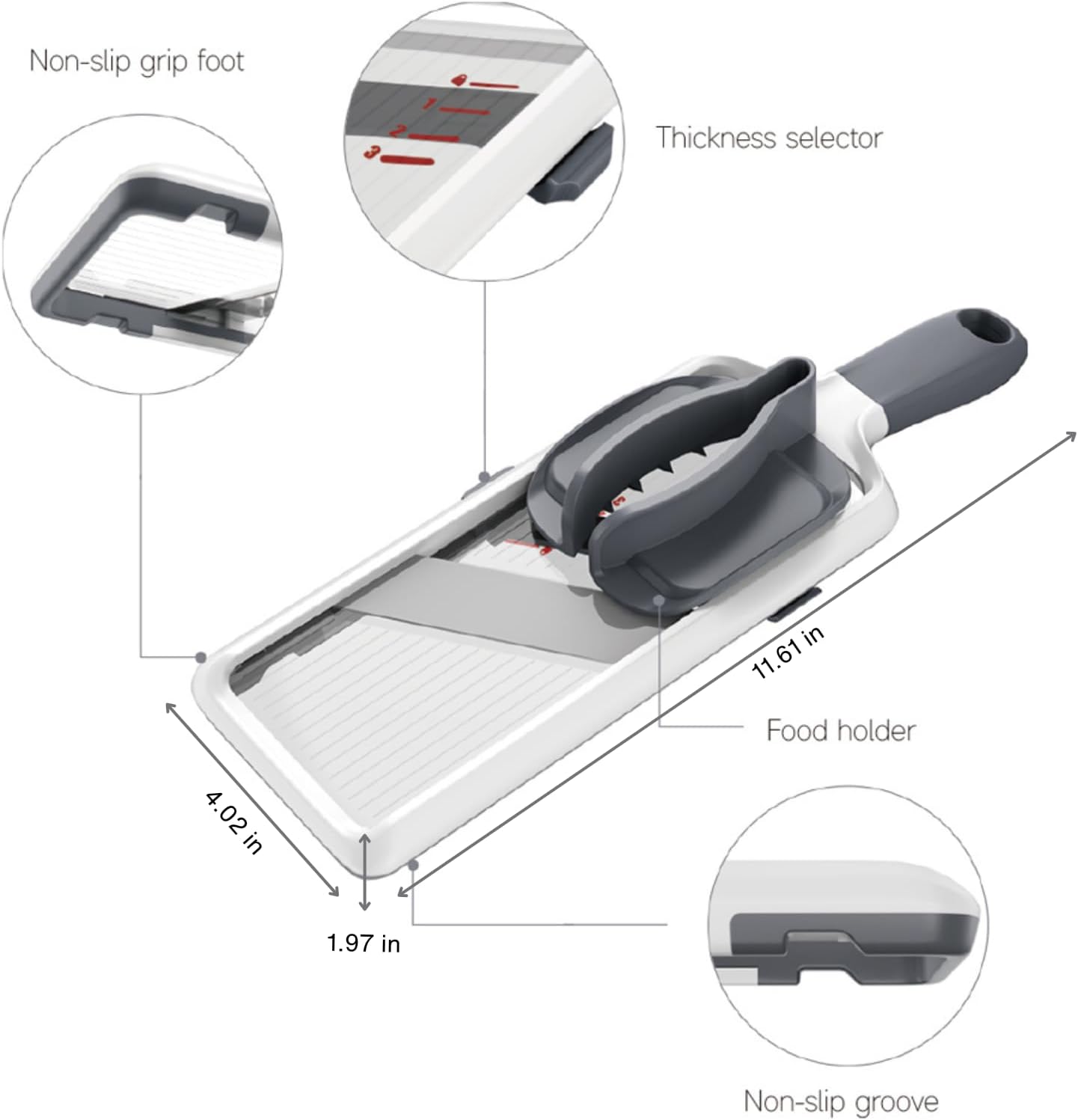 Adjustable Mandoline Slicer –  - Mandoline Slicer Guard avis et prix
