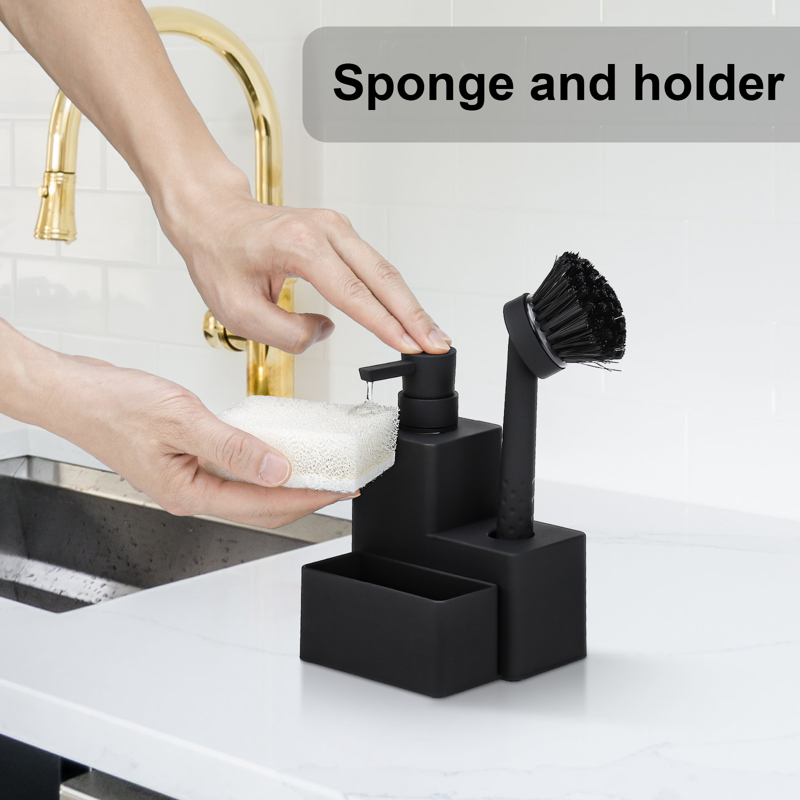 Modern Square Dish Soap Dispen - Meal Prep Organizer avis et prix
