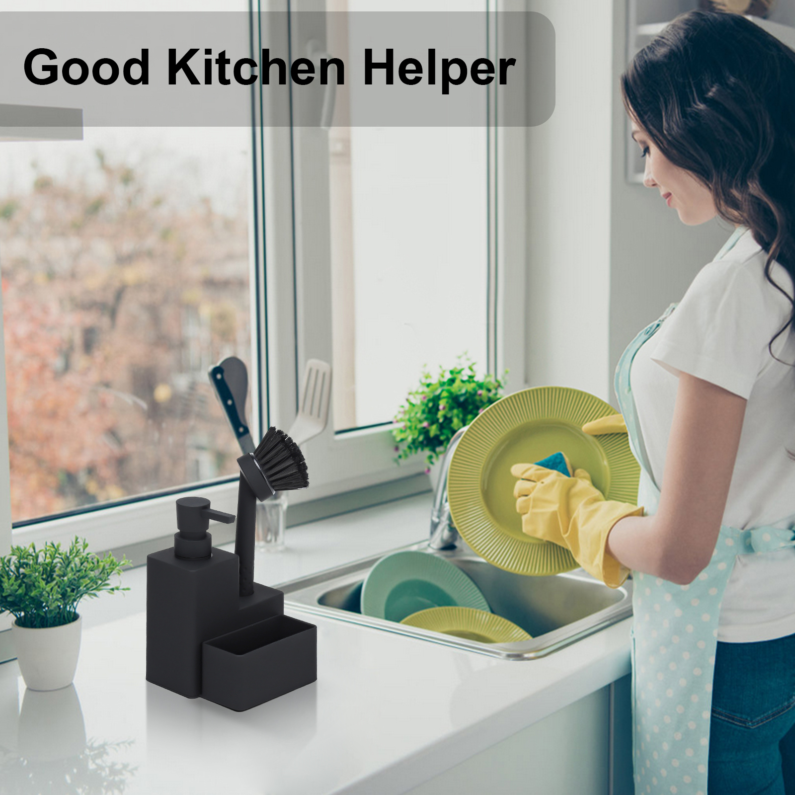 Modern Square Dish Soap Dispen - Meal Prep Organizer avis et prix