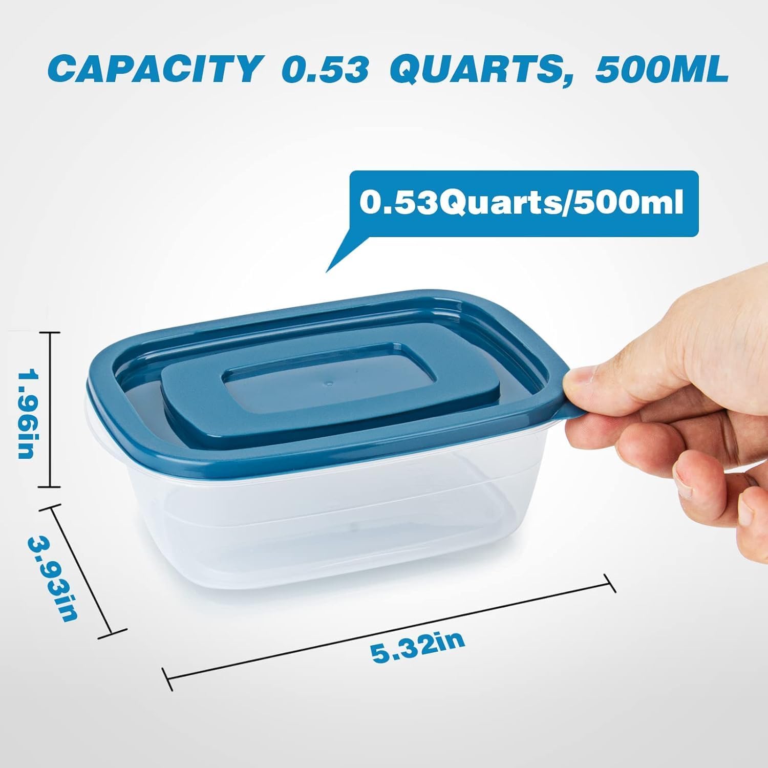 5-Pack BPA-Free Meal Prep Cont - Meal Prep Containers avis et prix