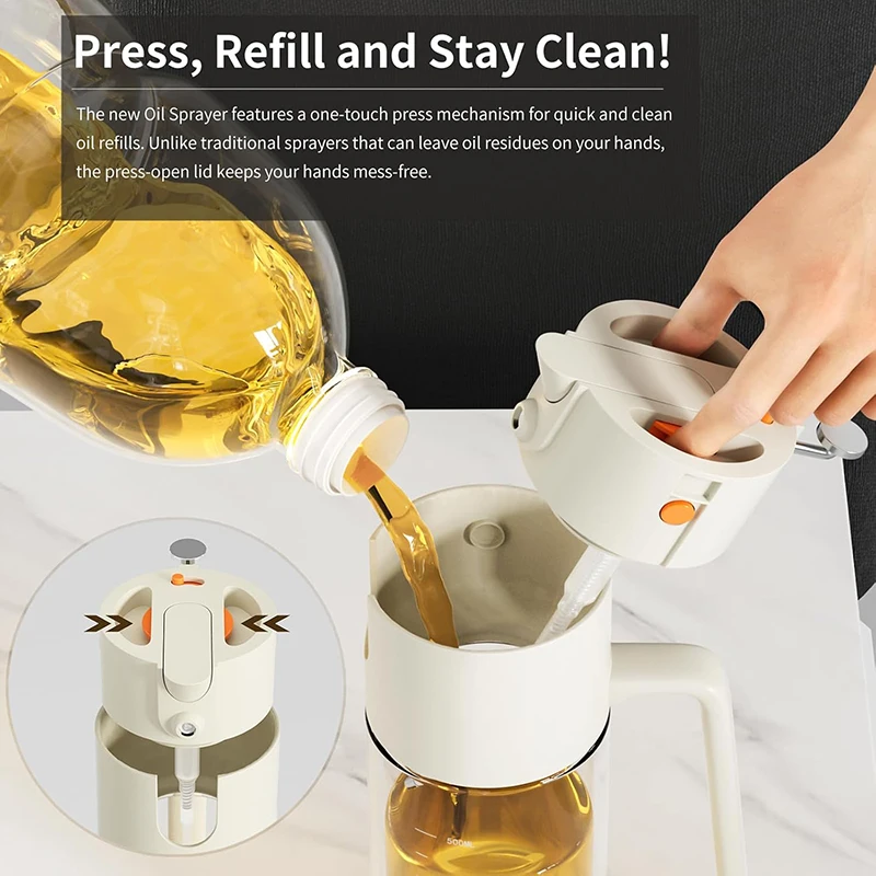 Oil Sprayer for Cooking Large  - Herb Keeper Bottle avis et prix