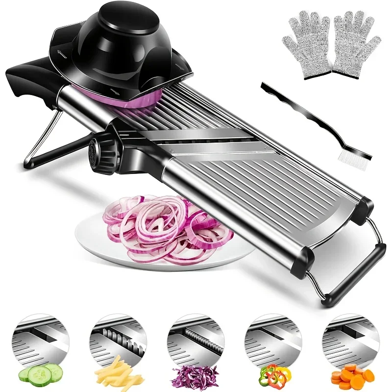 Stainless Steel Mandoline Slic - Mandoline Slicer Guard avis et prix