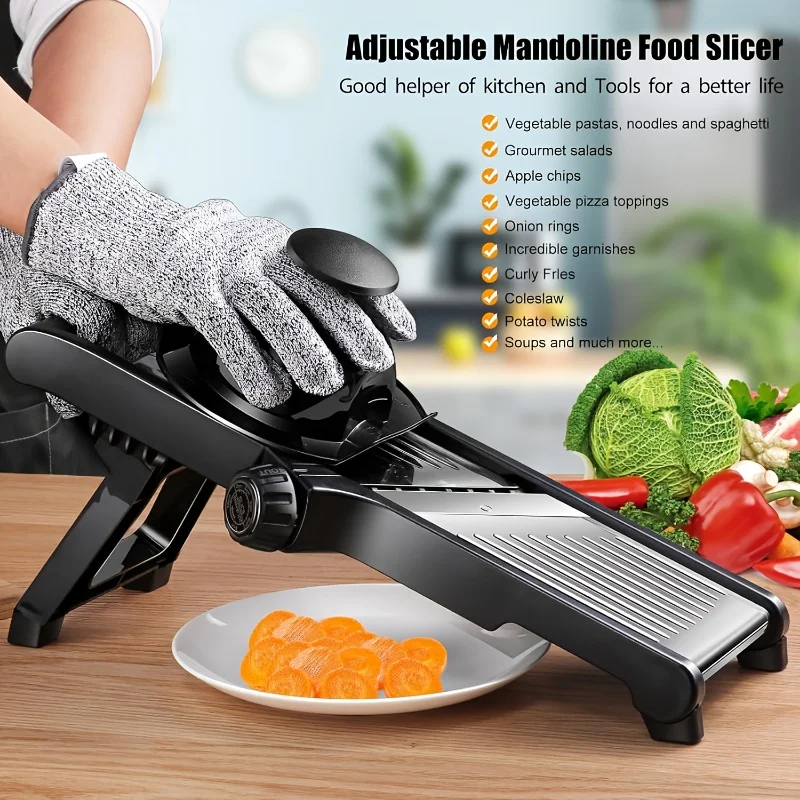 Stainless Steel Mandoline Slic - Mandoline Slicer Guard avis et prix