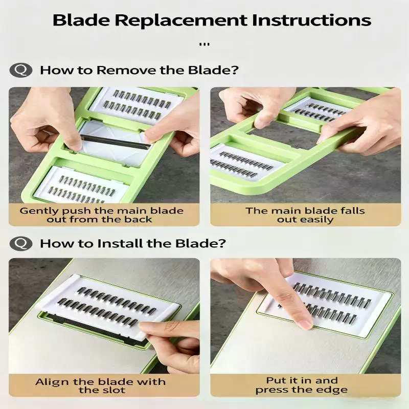 Multi Functional Vegetable Sli - Mandoline Slicer Guard avis et prix