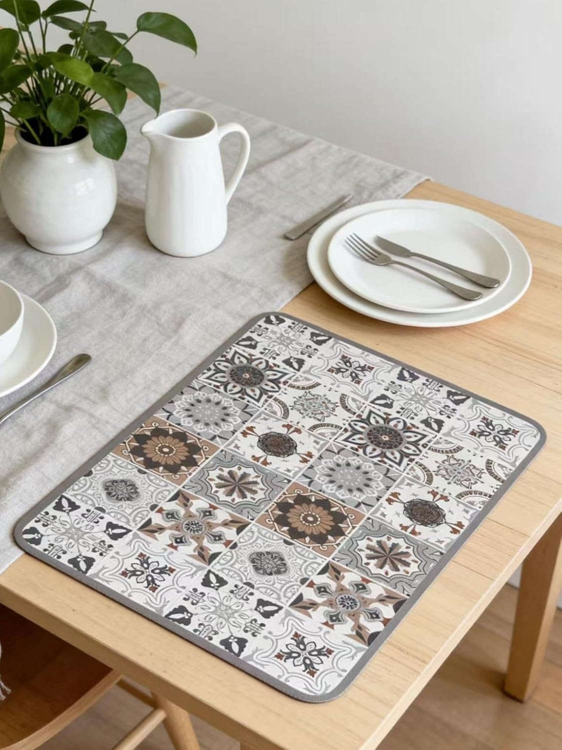 Kitchen Countertop Mat Vintage - Meal Prep Format avis et prix