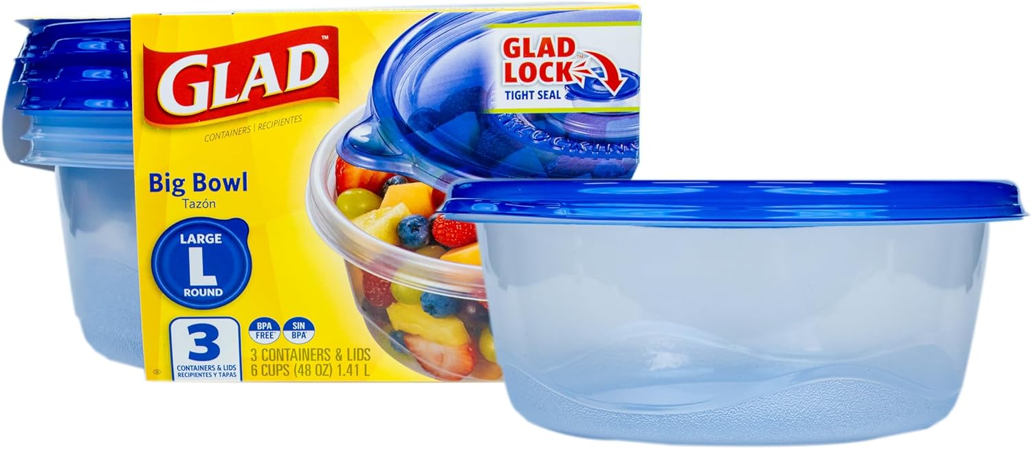 48 oz Round Food Storage Conta - Meal Prep Containers avis et prix