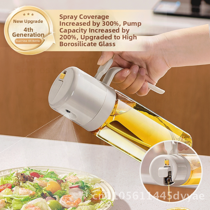 550ml Glass Oil Spray Pot for  - Herb Keeper Bottle avis et prix